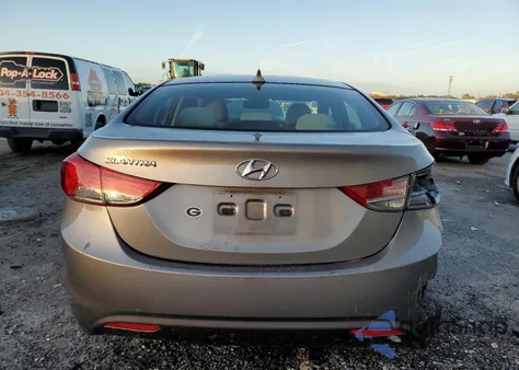 2012 Hyundai Elantra Gls from USA, damaged, VIN 5NPDH4AE3CH062690